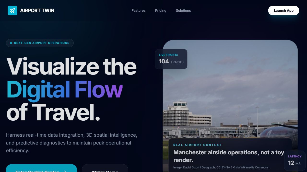 Airport SaaS project screenshot