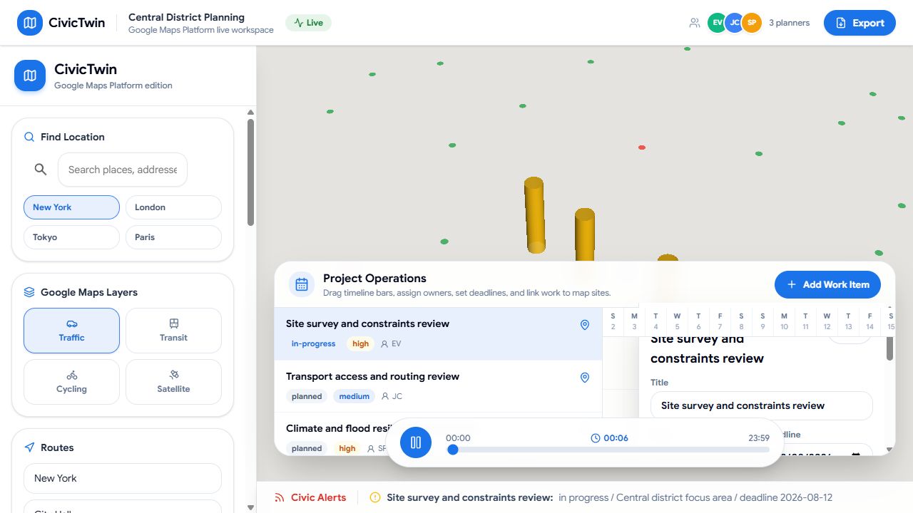 CivicTwin project screenshot