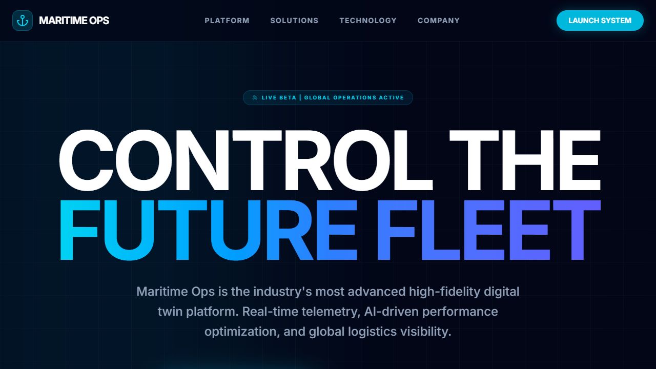 Maritime Operations project screenshot