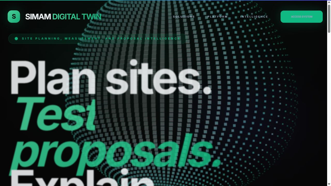 World Planning Twin project screenshot